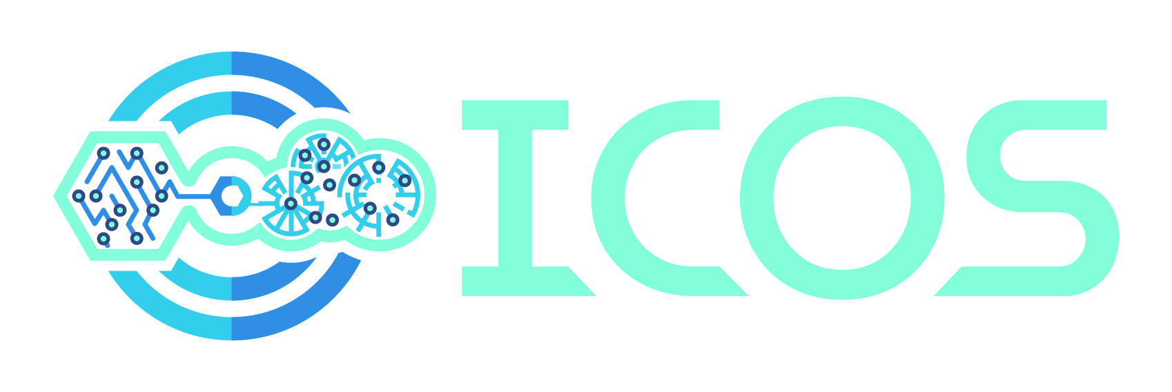 icos logo negativo